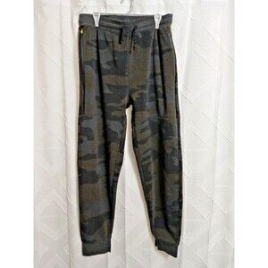 Phat Farm Camo Joggers Mens XL Y2K  zip side pockets elastic drawstring waist